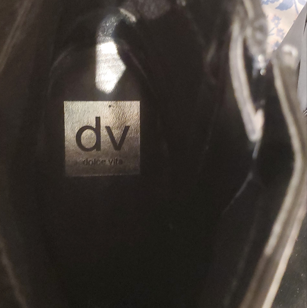 Dolce Vita Black heeled boots never worn